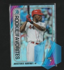 2020 Bowman Chrome Aristides Aquino #ROYF-AAQ Rookie Of The Year Favorites RC